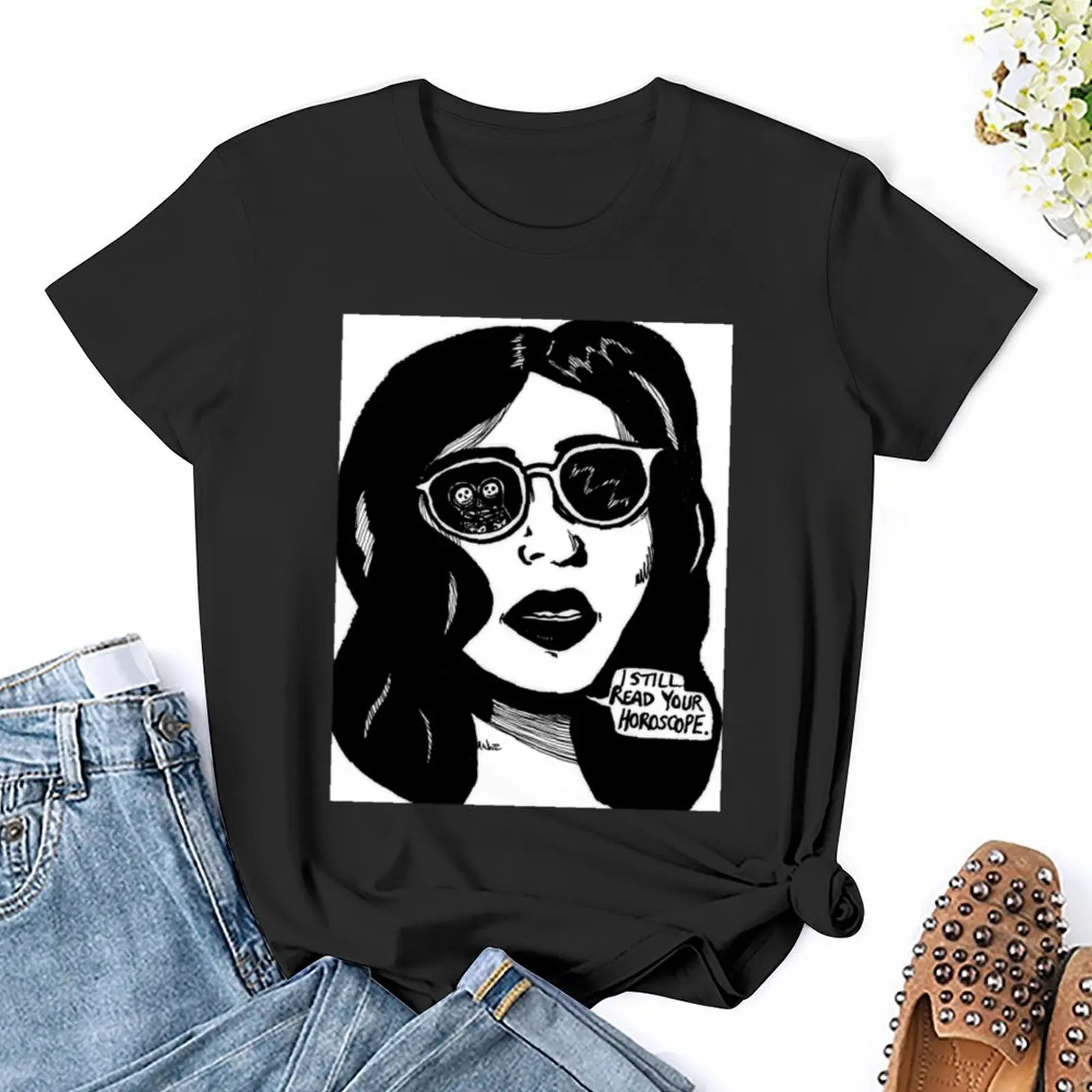 Horoscope T-Shirt plus size tops tees fashion woman blouse 2024