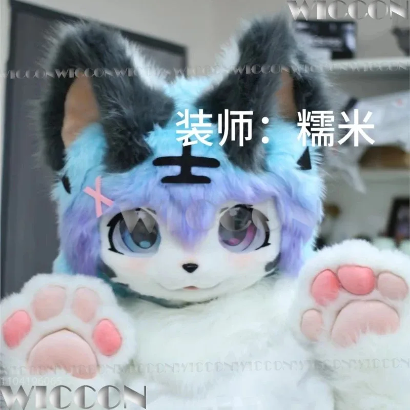 

25COSFurry японский череп, милая маска, меховой костюм, реквизит для косплея, 3D принт PLA, смоляный костюм для мужчин и женщин, подарок на Хэллоуин, ролевая игра, на заказ