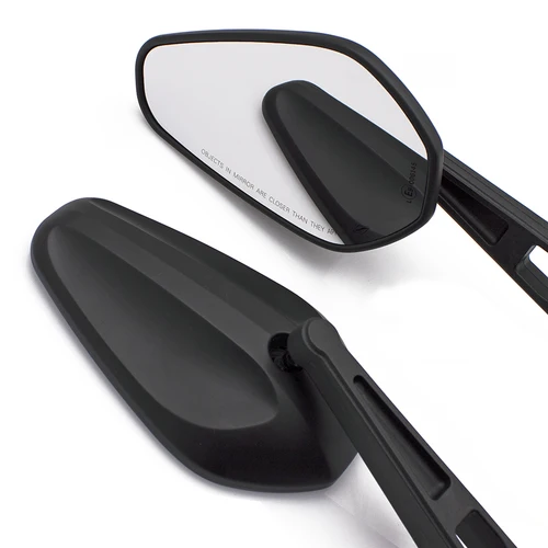 Imagen 2 del producto 2 uds espejo retrovisor universal para motocicleta Scooter E-Bike manillar retrovisor espejo lateral electromóvil espejo plegable lateral trasero