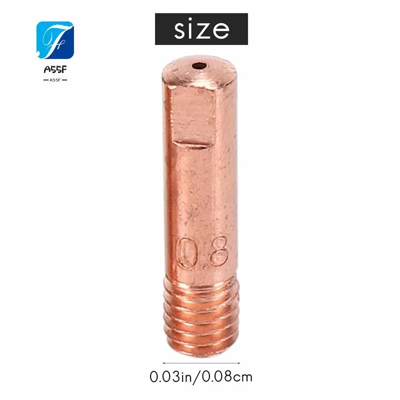 

A55F-13Pcs CO2 Mig Welding Torch Aircooled MB 15AK Contact Tip Holder Gas Nozzle 0.8Mm Welder Shield Shroud Nozzle Tip Kit
