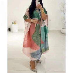 Fold Miyake Pleated Shawl Dress 2024 Autumn/Summer O-Neck Loose Design A-line Dress Fashionable Long Women's Wear