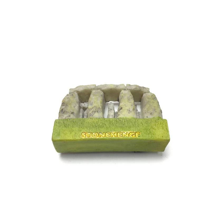 لندن، المملكة المتحدة، مغناطيس الثلاجة المغناطيسي المطلي الواقعي Stonehenge، هدايا تذكارية للسفر، ديكورات منزلية رائعة #4