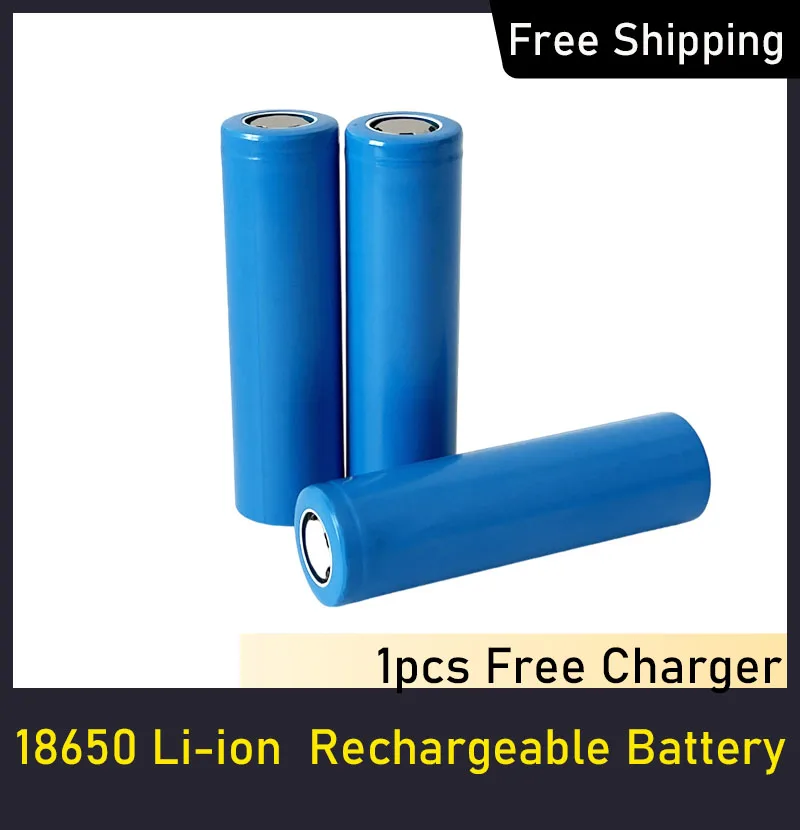 18650 battery free shipping LI-ION 3.7V 3500MAH+charger lithium ion rechargeable battery High discharge 18650 for screwdriver