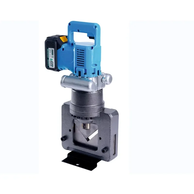 Lithium Angel Iron Cutting Tools Hydraulic Angle Iron Cutter Angle Cutting Machine 60x60 mm