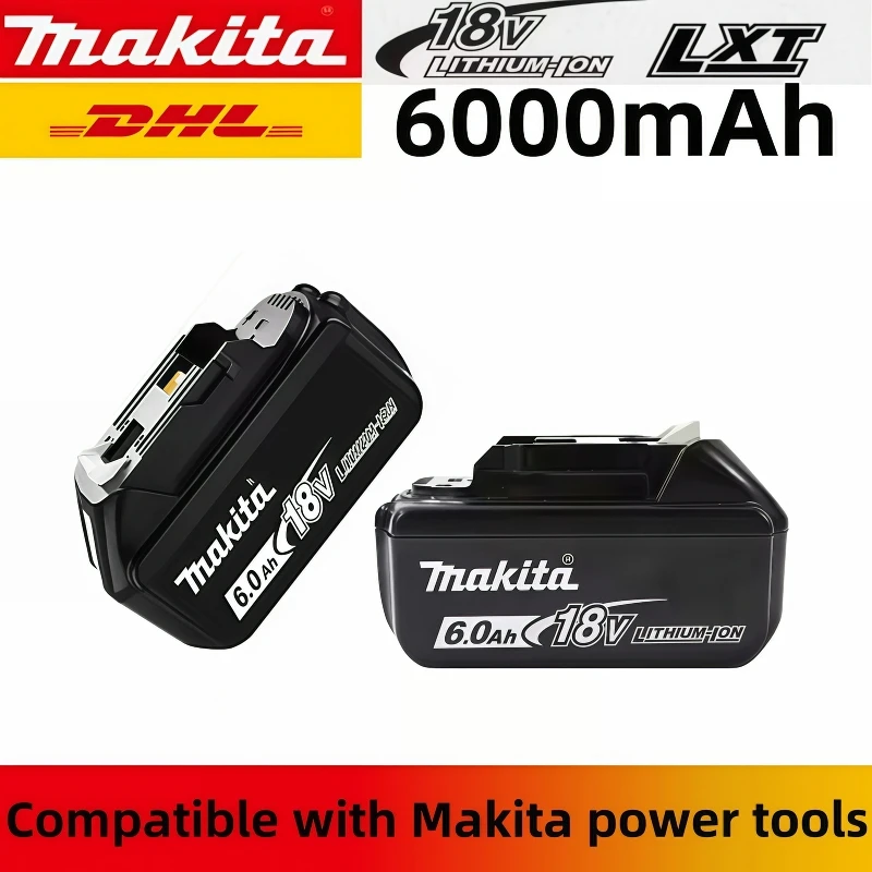 

100% Genuine Makita 5Ah 6Ah， for Makita 18V tool Battery BL1830B BL1850B BL1850 BL1860 BL1815 Replacement Lithium Battery