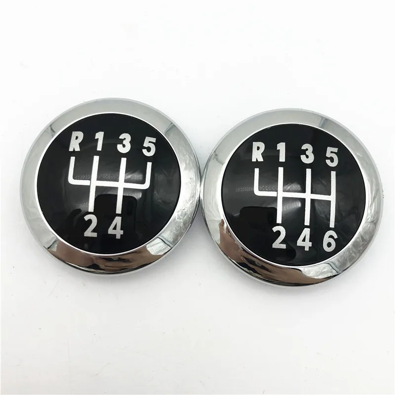 Manual Gear Shift Knob Top Cap  Emblem Cover For Volkswagen VW Passat B6 2005 2006 2007 2008 2009 2011 Car Styling Accessories