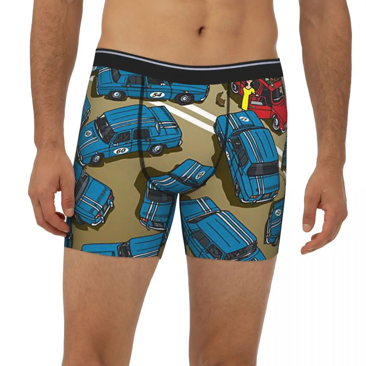 

Renault 8 Gordini Dessin By Florend Long Boxer Underpants Short Male Panties Comfortable Underwear for Homme Man Boyfriend Gift