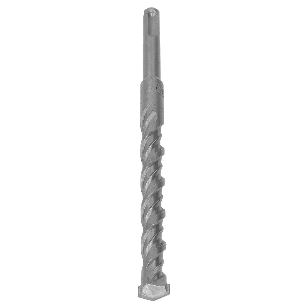 5pcs Carbide Tip Rotary Hammer Drill Bits 210mm Length 2 Flute Spiral Carbide Tipped Masonry Bits 16mm Diameter SDS Plus Shank
