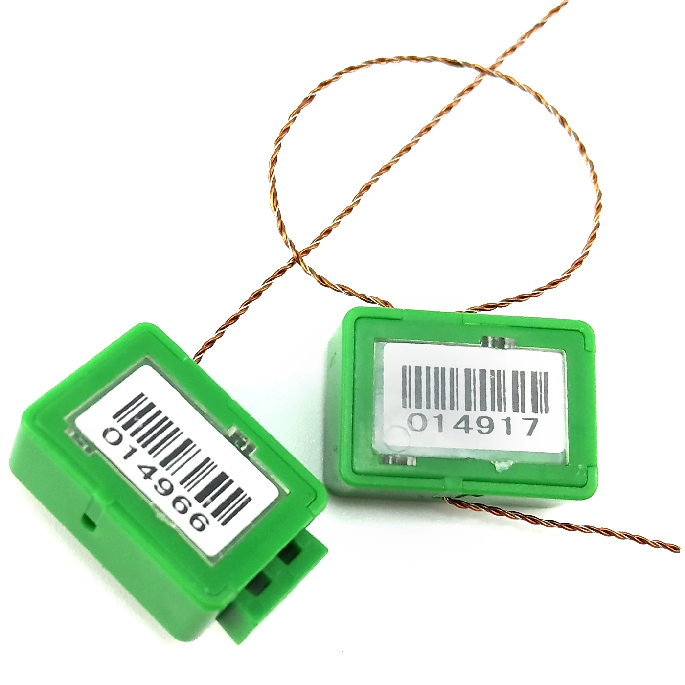 Custom Security Seals Plastic Lead Seals for Water Electricity Meter Anti-theft Tags Wire Seals with Serial Number Logo 100pcs