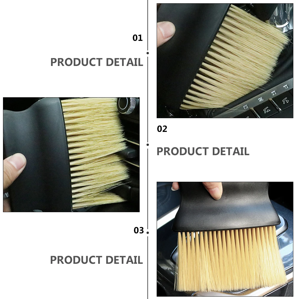

Car Air Cleaning Brush for Interior Dashboard Vent Seats PP Nylon Wool Brushes Vehicle Sponge Car Vent Brush Cloth
