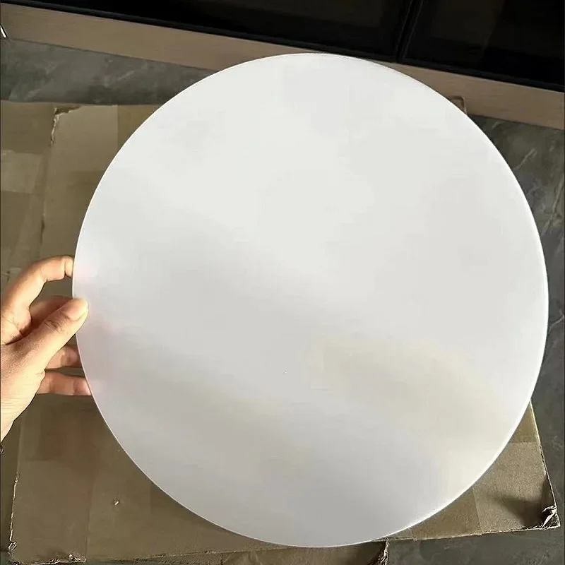 

Naxilai 10.8" Dia.Extra Big Lampshade Diffuser 1mm Thick Round Diffuser Sheet Drum Lampshades Pendants Light DIY Light Shield