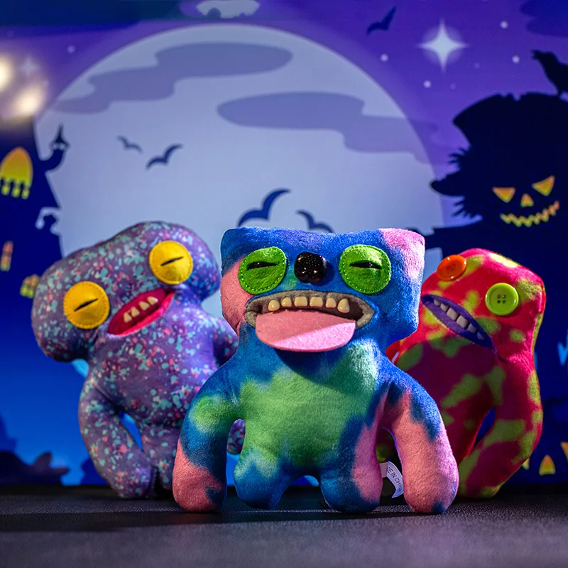 1Pc 20CM Sprout Monster Knuffel Halloween Pluche Poppen Grappige Tand Monster Kussen Speelgoed Halloween Gift Decor