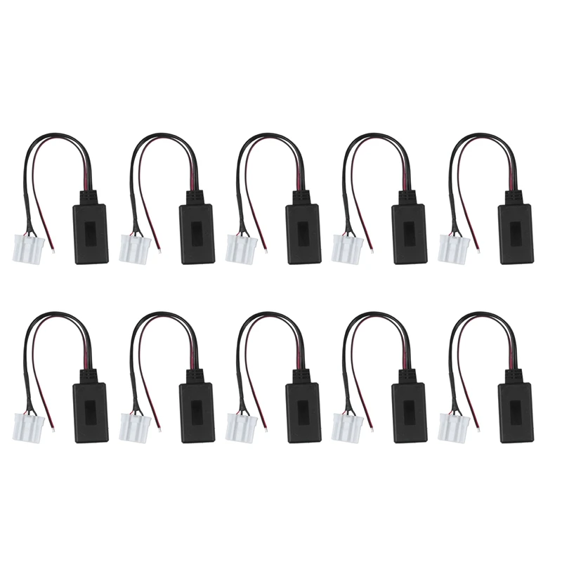 10X Car Wireless Bluetooth Module Music Adapter Aux Audio Cable For Mazda 2 3 5 6 Mx5 Rx8