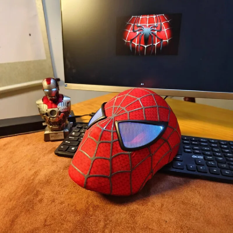 Official Authentic First Generation Spider Man Mask Handcrafted By Toby Maguire With Silk Strips That Will Never Fall Off Spider