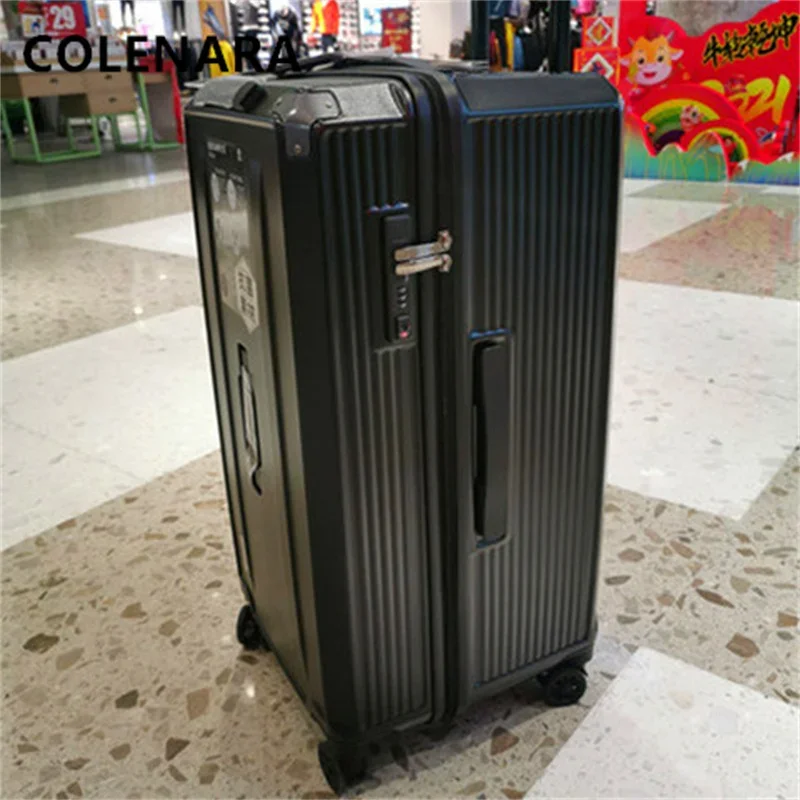 COLENARA-Mala de Rolamento Leve, Bagagem de Viagem, Capacidade Extra Grande, Trolley Case, PC, 20 ", 22", 24 ", 26", 28 ", 30", 32 ", 34", 36 ", 40"