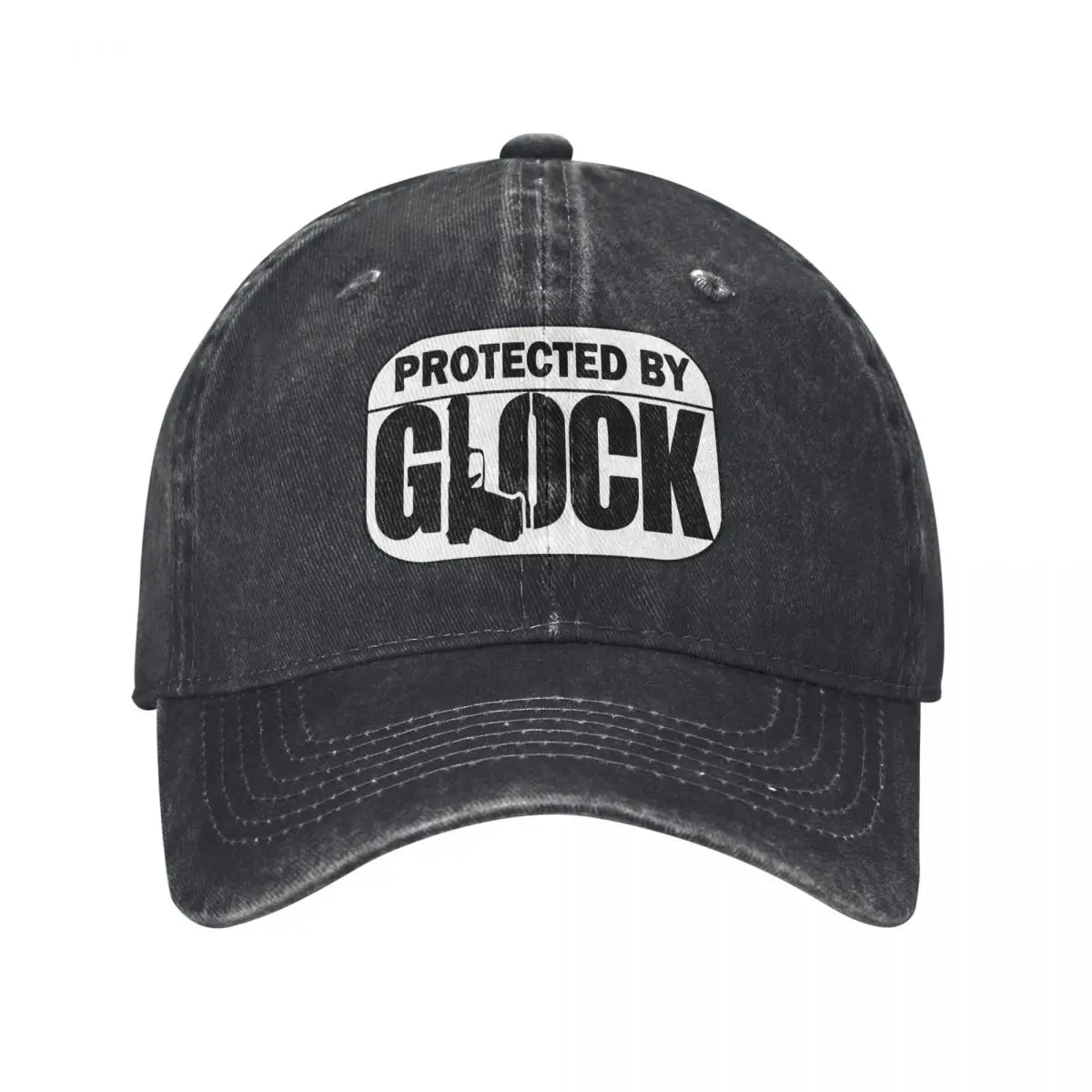 Gun Unisex Baseball Caps Tactical Shooting Distressed Washed Hats Cap Vintage Outdoor All Seasons Travel Gift Headwear