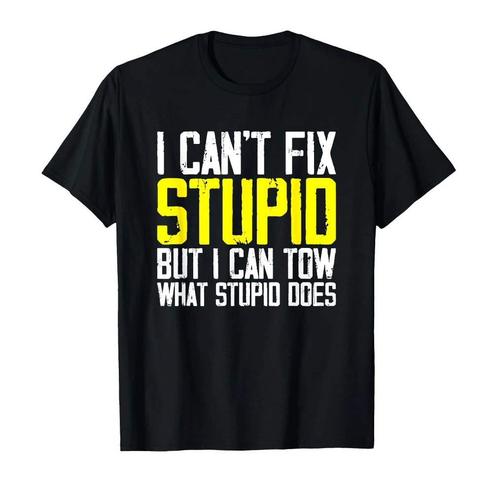 تي شيرت رجالي ملابس رجالية للجنسين تي شيرت قطني عتيق للرجال والنساء - لا يمكنك إصلاح غبي ولكن يمكنك أن تكون خدرها برسومات مضحكة Casua #3
