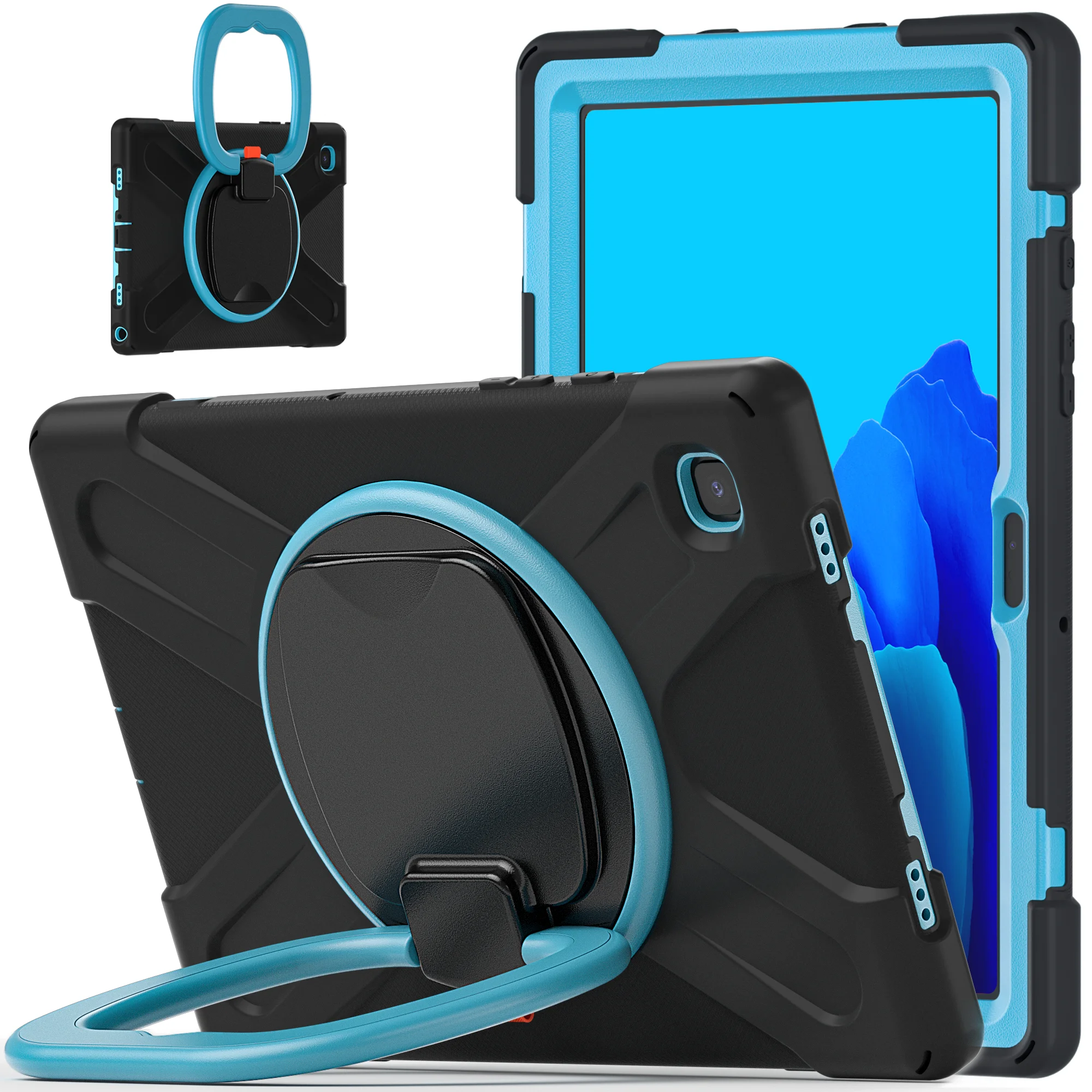 

Case For Samsung Galaxy Tab A8 10.5 2021 SM-X200 X205 A7 10.4 T500 T505 T507 T509 A 10.1 2019 T510 T515 Hybrid Cover Handle Grip