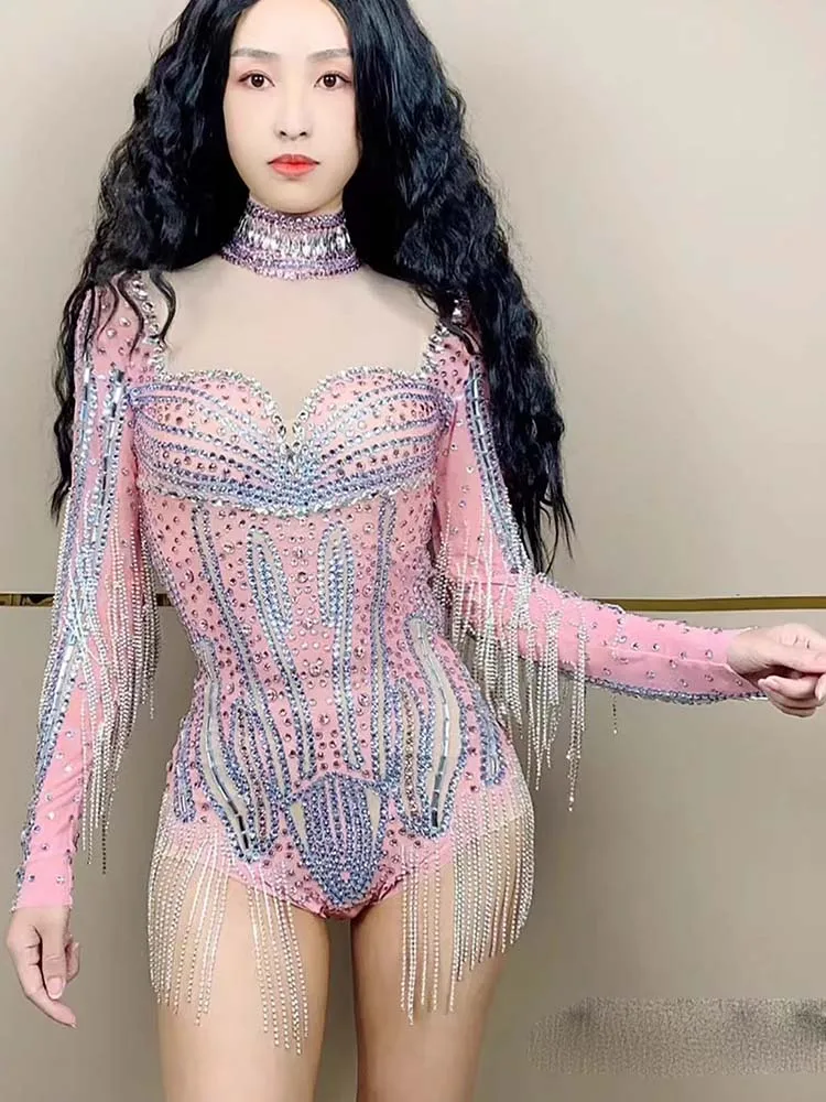 Combinaison à franges élastiques, estampage à chaud, Sexy, haute qualité, nouvelle mode, vêtements personnalisés pour femmes, 2025