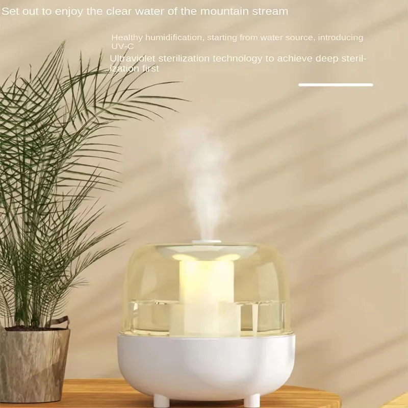 

Увлажнитель-распылитель большой емкости, ночник, увлажняющий тройной фильтр, вода, может добавить диффузор эфирного масла, увлажнитель воздуха