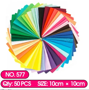 Teramila 100% dünnes Baumwoll gewebe Patchwork für Quilts, zufällige Farbe, kein Wiederholung design Tuch zum Nähen 19-50 teile/beutel 10*10 cm – Detail 23