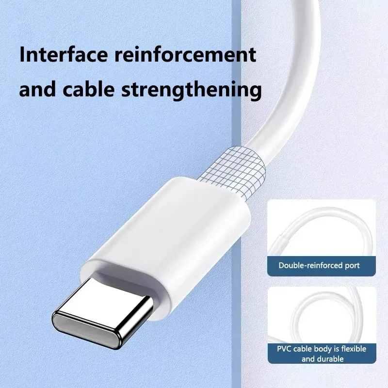 3 PCS Dual USB-C to Type-C Data Cables, suitable for iPhone 17, Samsung, Huawei, 1 meter / 1.5 meters / 2 meters image 3