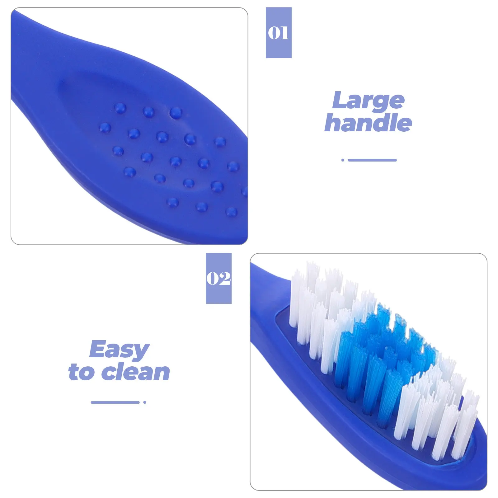 

10Pcs Short Handle Anti-Self-Harm Toothbrush Plastic Nylon Soft Bristles Portable Prison Teeth Brush Mini Size