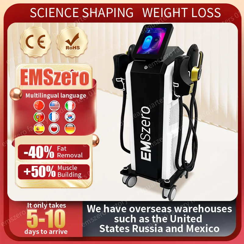 EMSZERO Neo 6500W 2025 Slimming Machine Nova Body Sculpting EMS Pelvic Muscle Stimulator Salon EMSZERO