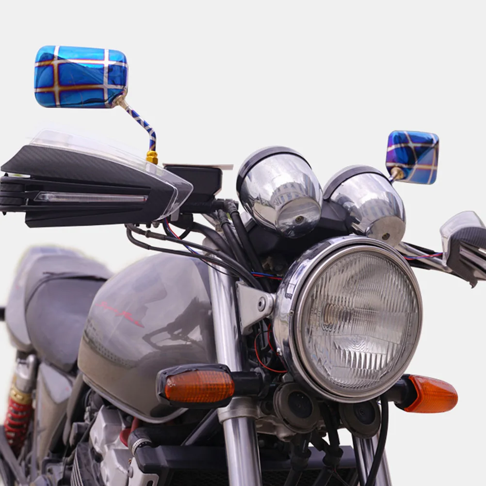 

LED Light Hand Guard Windproof Handlebar Guards 40cm Line High Strength Durable Bike Protectors Sand Removable Cover Motorcycle