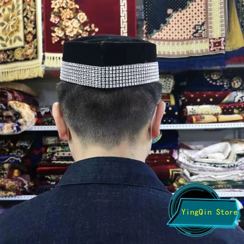 Muslim Caps For Men Clothing Tax Products Turkey Free Shipping Prayer Malaysian Boat Hat Kippa Islamic Kufi Topi Bonnet 03240