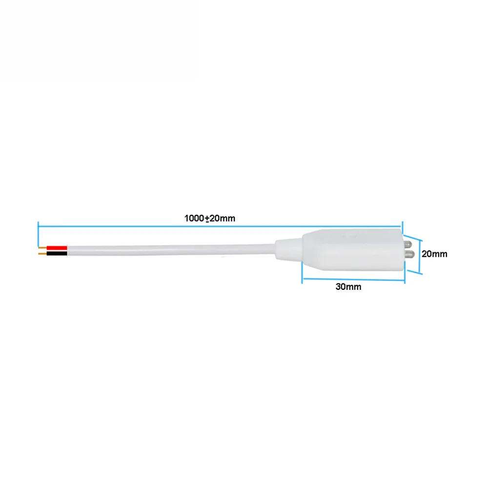 Wired Type Water Leakage Alarm Detector Water Leak Sensor 1/2/3 Meter NO Cable Water Level Sensor Probe with Two Metal Poles