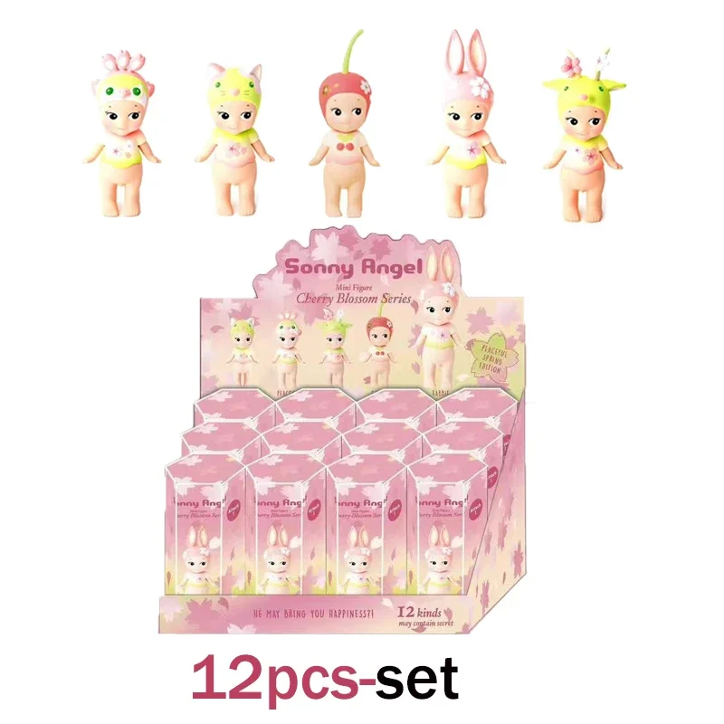 زهر الكرز سلسلة 2025 جديد الملائكة صندوق أعمى اللعب صندوق الغموض Kawaii محظوظ لطيف دمية الديكور جمع نموذج زوجين الهدايا