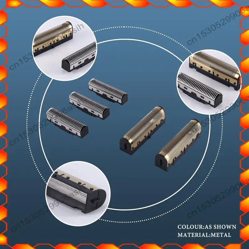 -AT52 Electric Shavers Blades Golden Foil Knife Net And Cutter Head Suitable For Kemei KM-2026 KM-2028 Floating Razor