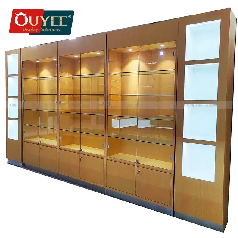 

custom.Shop Design Smoke Shop Furniture Glass Cabinet Supermarket Custom Display Cases Smoke Shop
