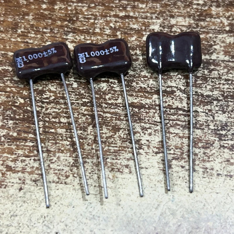 

1PCS 1000PF 500V CDM Silver mica capacitor 500V 1000PF 102 P=10MM