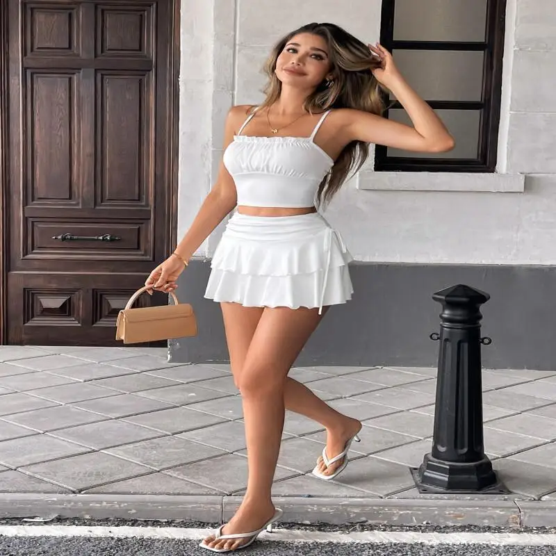 

Модные топы в стиле кавай для девушек, повседневная женская одежда с мультяшным принтом, укороченные топы без рукавов для женщин, летние сексуальные майки, повседневная одежда 2026