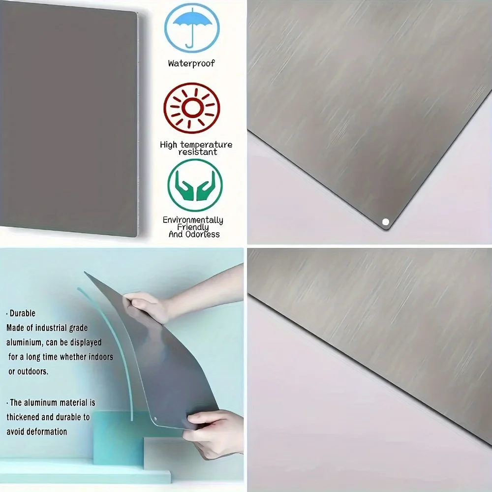 لافتة ألومنيوم نوكا كولا - ديكور شعار كلاسيكي عتيق - مقاومة للغبار والماء لغرف الألعاب والمكاتب والمقاهي