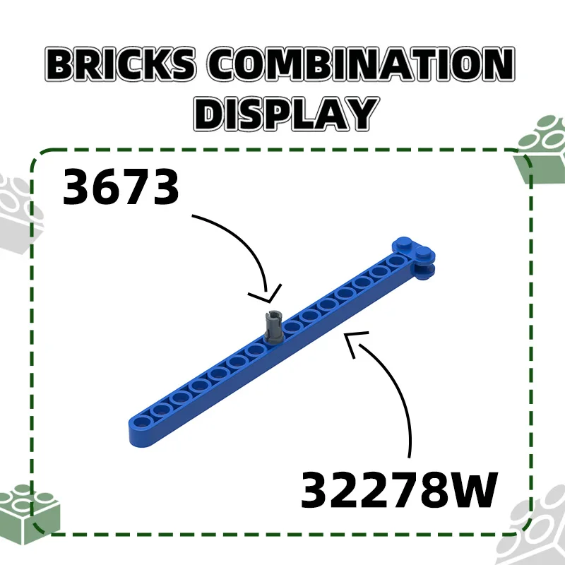 Wange-bloques de construcción de 1x2 para niños, piezas técnicas de enchufe Moc, compatibles con todas las marcas, caja de regalo de juguetes, 714 unidades por lote, 3673