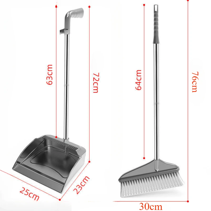 New tepy Broom Plastic Dustpan Set Cleaning Tools Sweeper Wiper for Floors Home Accessories Sweeping Dust Brush Multifunction