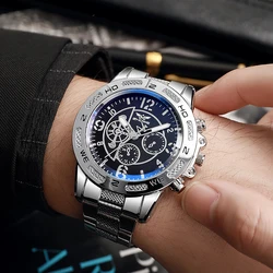 2024 New Arrival High Quality Men Quartz Watch Fashion Casual Big Dial Men's Analog Wristwatch