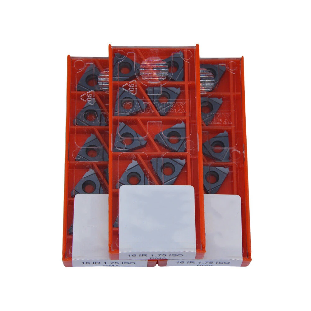 30pcs 16IR 1.75 ISO BMA High quality Threaded blade Carbide Inserts