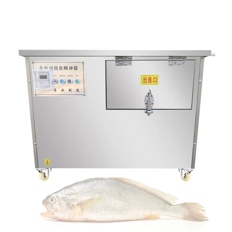 Automatic Commercial Electric Fish Scale Scraping Machine Professional Scaling Machine Stainless Steel Fish Scale Removal Machin