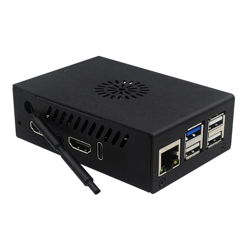 Aluminum Case With Official Active Cooling Fan For Orange Pi 5Pro Optimal Heat Management