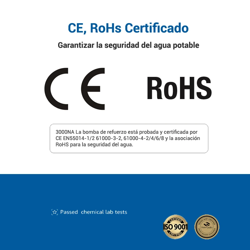 Imagen 6: Bomba de refuerzo de ósmosis inversa 300 Gpd, 3000NA para filtro de agua y sistema RO