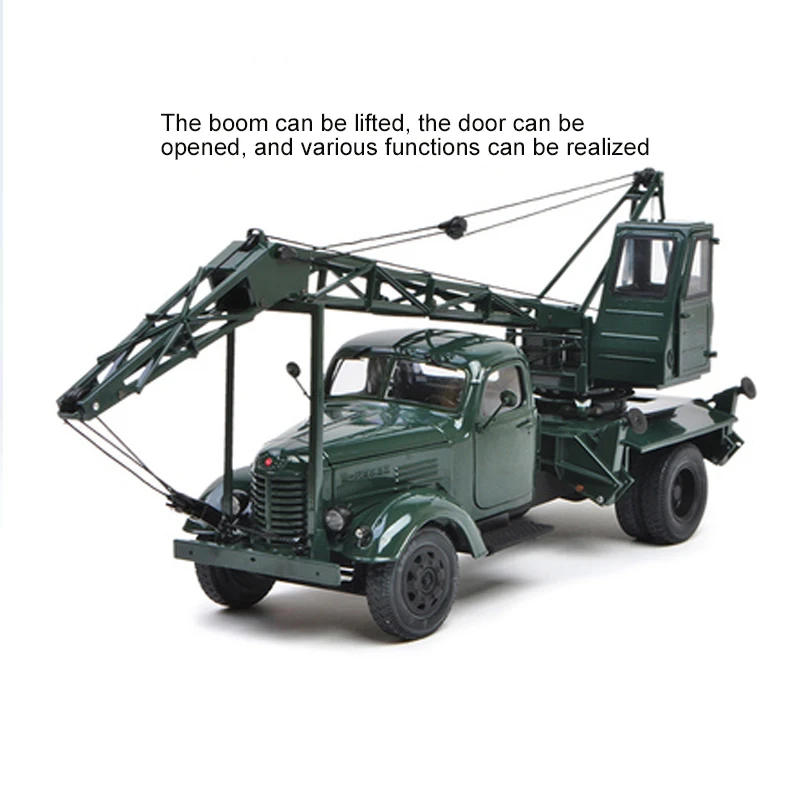 Century Dragon original car model Jiefang ca10 crane Old Jiefang CA10 truck 1:24 simulation alloy car model