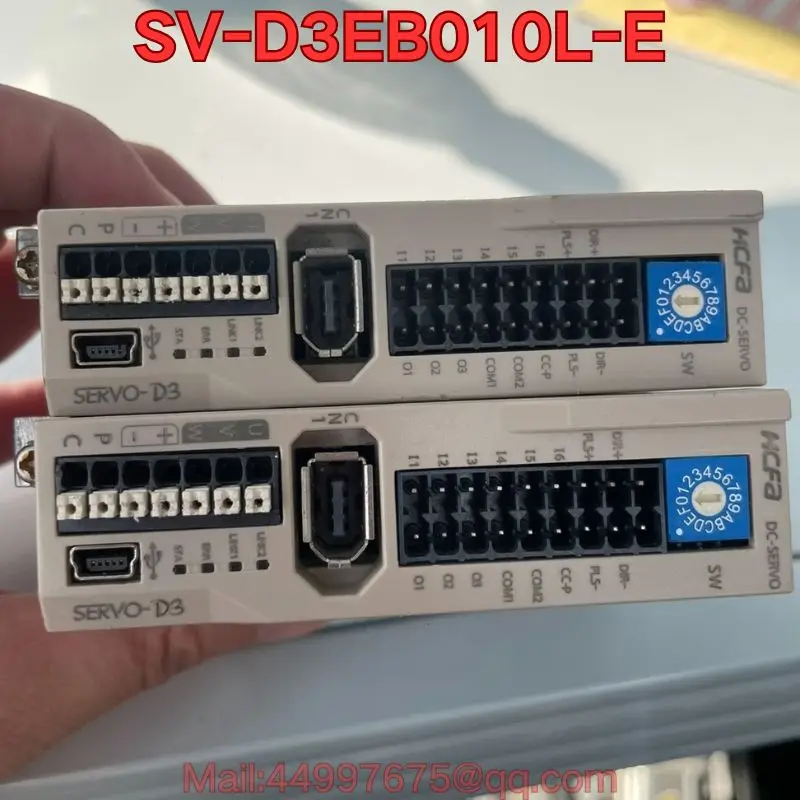 

Second-hand SV-D3EB010L-E servo drive function test is normal