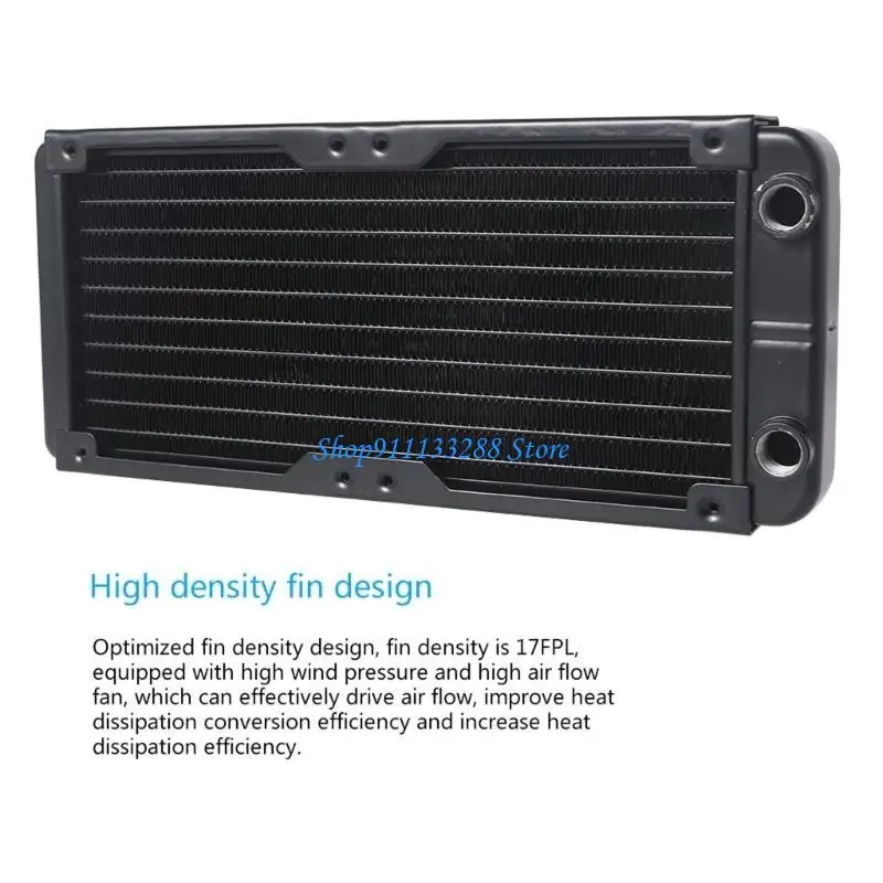 G88D PC مبادل حراري للمياه الكمبيوتر الألومنيوم المبرد بالوعة الحرارة للكمبيوتر