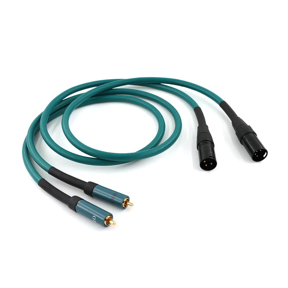 

Pair HiFi RCA to 3pin XLR Balanced plug Audio Cable Cardas Cross Audio Amplifier CD DVD player RCA interconnect cable