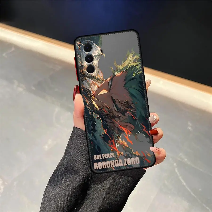 عودة غطاء الهاتف حقيبة لهاتف سامسونج غالاكسي A54 A52 A56 A53 A25 A26 A35 A36 A73 A21s A24 A34 A22 أنيمي قطعة واحدة