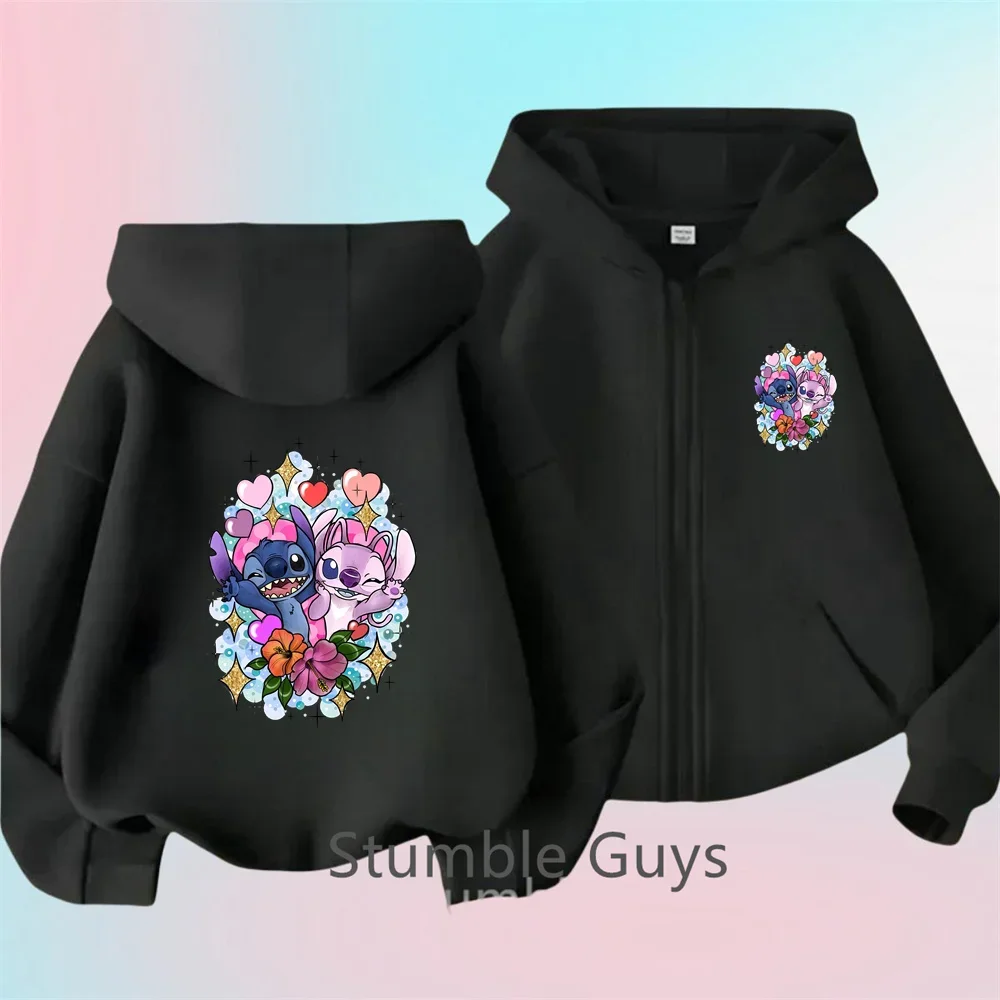

New Fashion Stitch Zipper Hoodie Fall Kids Disney Clothing Girls Clothing Baby Boys Casual Hoodie Clothing